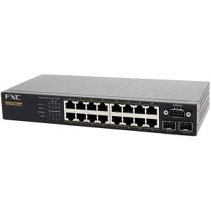 FXC FXC5218-ASB5 16ポート 10/ 100/ 1000Mbps 管理機能付スイッチ + 同製品SB5バンドル｜pc-express