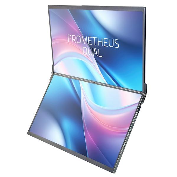 ユニーク UQ-PM15W-Q 15.6型デュアルワイド液晶ディスプレイ/ 1920×1080×2画...