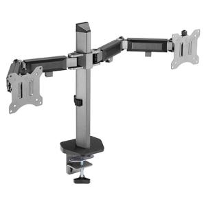 STARPLATINUM TVSOFNA822S 快適ワークのモニターアーム 13-32インチ対応 2画面 NA822 シルバー