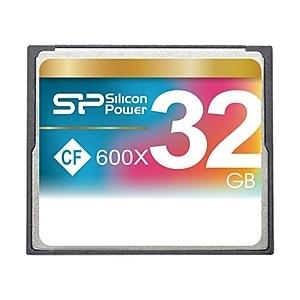 シリコンパワー SP032GBCFC600V10 コンパクトフラッシュカード 600倍速 32GB 　5年保証｜pc-express