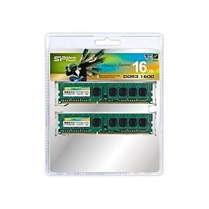シリコンパワー SP016GBLTU160N22 メモリモジュール 240Pin DIMM DDR3...