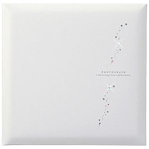 浅沼商会 805201 写真台紙 ジュエルスター JS6-3-W 表紙のみ ホワイト 5冊組 3面