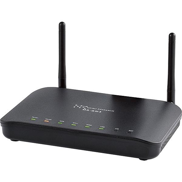 マイクロリサーチ MR-GM3-W LTE/ 3G USBモバイルデータ通信カード対応 無線LANル...