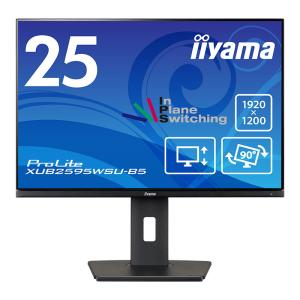 iiyama XUB2595WSU-B5 液晶ディスプレイ 25型/ 1920×1200/ D-sub、HDMI、DisplayPort/ ブラック/ スピーカ…｜pc-express