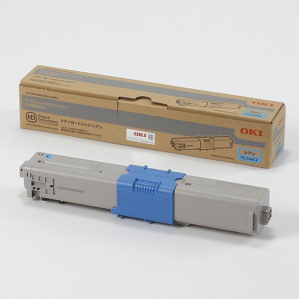 OKI TC-C4AC1 トナーカートリッジ シアン (MC363dnw/ C332dnw)