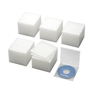 ELECOM CCD-JPCS100CR Blu-ray/ DVD/ CDスリムPPケース/ 1枚収...