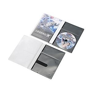 ELECOM CCD-DPD30BK CD/ DVD用スリム収納ソフトケース/ 1枚収納タイプ/ 3...