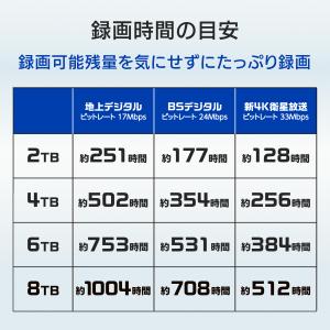 IODATA EX-HDD6UT テレビ録画&...の詳細画像4