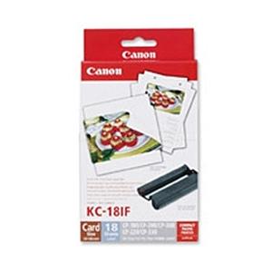 Canon 7741A001 メーカー純正 カラーインク/ フルサイズラベルセットKC-18IF