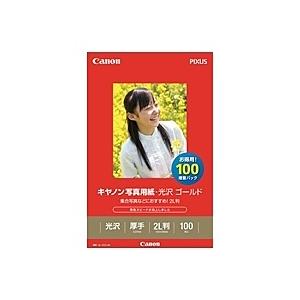 Canon 2310B034 写真用紙・光沢 ゴールド 2L判 100枚