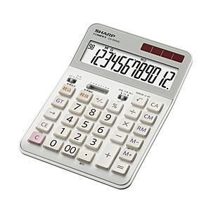 SHARP EL-S762K-X 実務電卓 セミデスクトップタイプ 12桁 : PC&家電