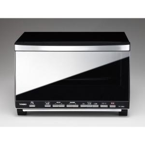 【在庫目安：お取り寄せ】 TWINBIRD TS-D058B ミラーガラスオーブントースター （ブラック）