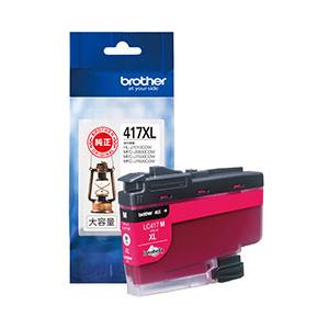 brother ブラザー 純正インク 417XL 3色セット　新品未使用 ブラザー 純正インクカートリッジ LC417XL BK/C/M/Y 4色セット大容量