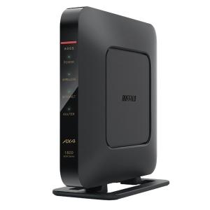バッファロー WSR-1800AX4/DBK 無線LAN親機 WiFiルーター 11ax/ ac/ n/ a/ g/ b 1201+574Mbps WiFi6/ Ipv6対応 ブラック
