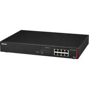 BUFFALO バッファロー BS-GS2008P レイヤー2 Giga PoE スマート
