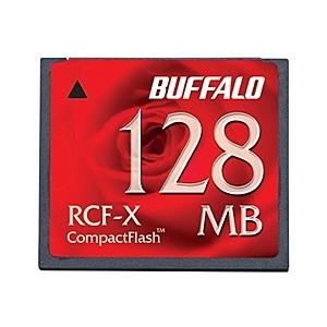 バッファロー RCF-X128MY コンパクトフラッシュ ハイコストパフォーマンスモデル 128MB｜pc-express