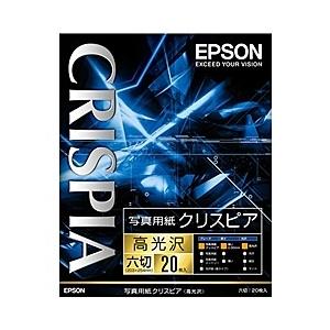 EPSON K6G20SCKR 写真用紙クリスピア<高光沢> (六切/ 20枚)