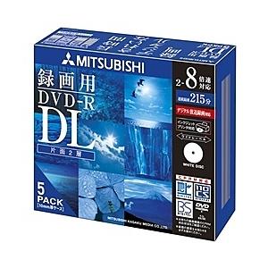 Verbatim VHR21HDSP5 DVD-R 8.5GB ビデオ録画用DL規格準拠8倍速記録対応5枚ジュエルケース入IJプリンタ対応