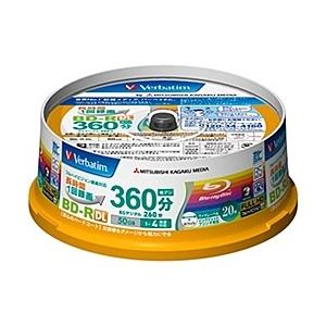 Verbatim VBR260YP20SV1 BD-R DL 片面2層 録画用 260分 1-4倍速...