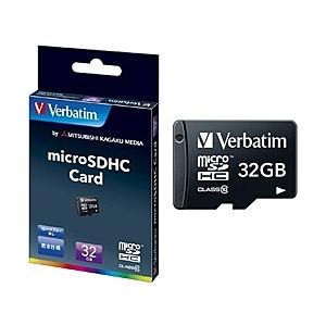 Verbatim MHCN32GJVZ1 microSDHCカード 32GB Class10 （SDアダプター無し）｜pc-express