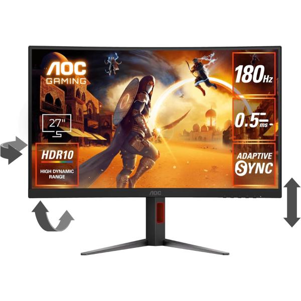 AOC C27G4H/11 ゲーミング液晶ディスプレイ 27型/ 1920×1080/ HDMI、D...