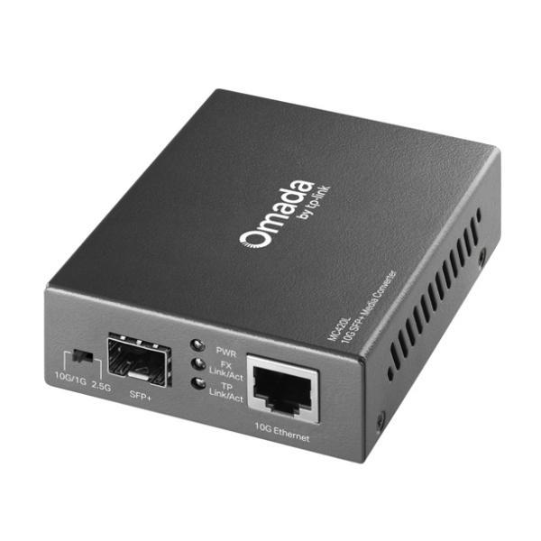 TP-LINK MC420L(UN) Omada 10G/ マルチギガビット SFP+メディアコンバ...