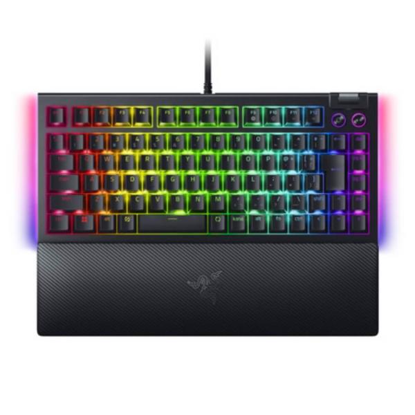 Razer BlackWidow V4 75% Orange Switch JP ブラック RZ03...