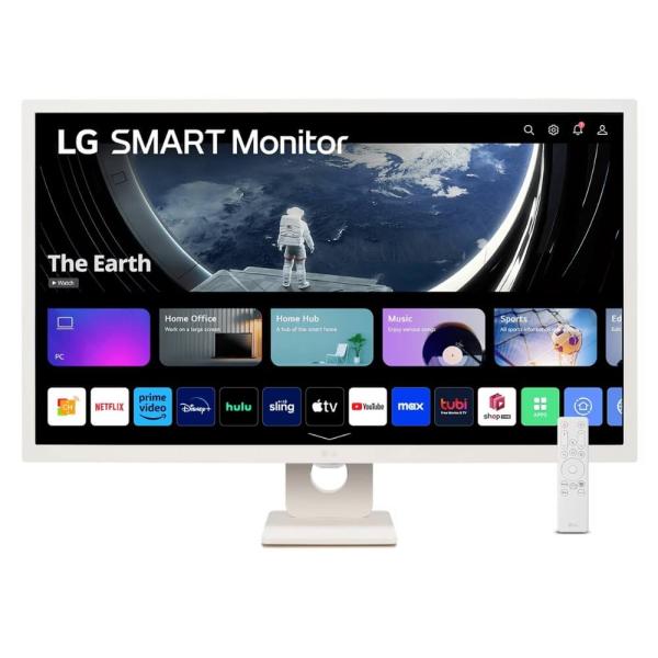 LG 32SR50F-W 31.5インチ フルHD(1920×1080) webOS搭載 操作に便利...