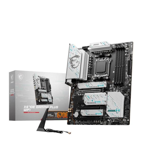 MSI X670E GAMING PLUS WIFI AMD X670チップセット搭載ATXマザーボ...