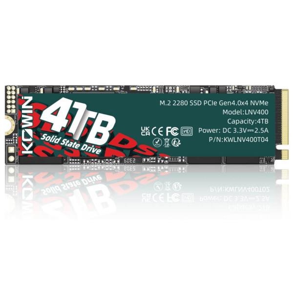 KOWIN LNV400 4TB KOWIN LNV400 PCIe Gen 4.0×4 NVMe ...