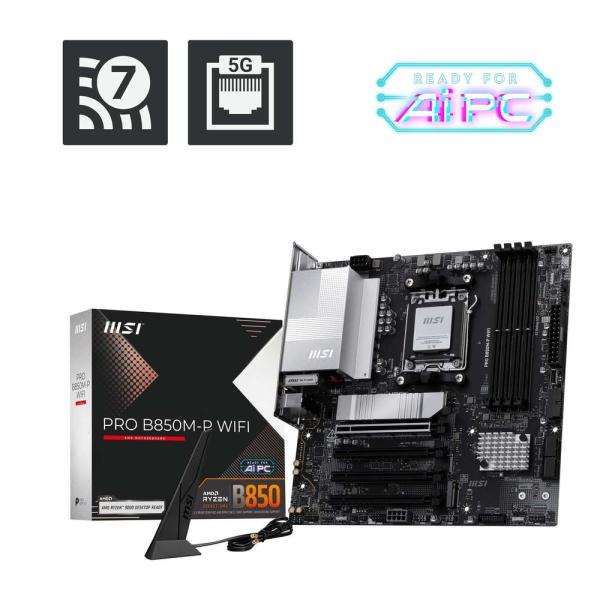 MSI PRO B850M-P WIFI (パソコン工房限定モデル) AMD B850チップセット搭...