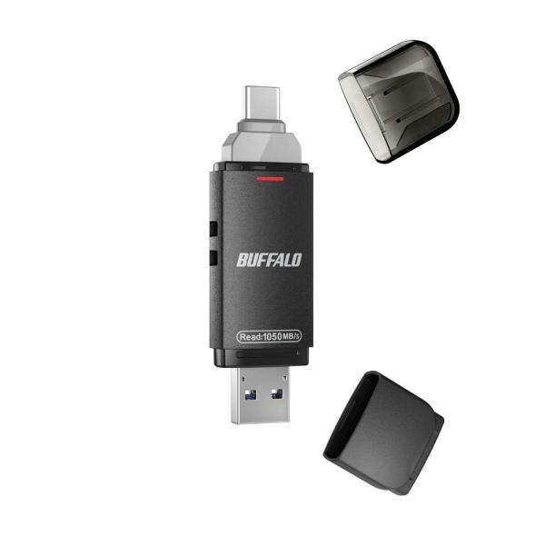 BUFFALO SSD-SDH2.0U3BA/D USB 3.2(Gen2) Type-C/Type...