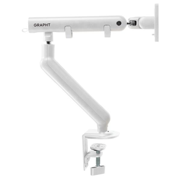 GRAPHT GRAPHT Monitor Arm - Aero M9TQ (White) タフに支...
