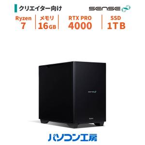 デスクトップパソコン 新品 Ryzen 7 9800X3D+水冷/RTX PRO 4000/16GB/1TB SSD/Windows 11