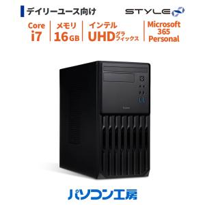 デスクトップパソコン 新品 Microsoft 365 Personal/Core i7-14700/16GB/500GB SSD/Windows 11 BTO Office付き