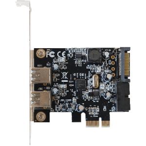 玄人志向 USB3.0RA-P2H2-PCIE Renesas社製 μPD720201搭載 USB3...