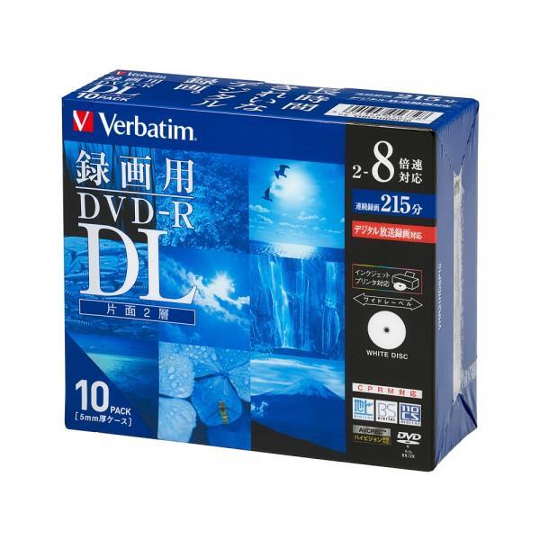 Verbatim DVD-R DLメディア VHR21HDSP10 録画用 片面2層(DVD-R D...