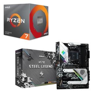 [パーツセット]AMD Ryzen 7 3800X BOX + ASRock X570 Steel Legend セット｜pc-koubou