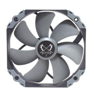 Scythe KAZE FLEX 140 PWM 1800rpm KF1425FD18-P 高精度密...