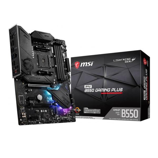 MSI MPG B550 GAMING PLUS AMD B550チップセット搭載 ATXマザーボー...