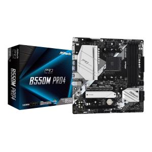 ASRock B550M Pro4 AMD B550チップセット搭載 MicroATXマザーボード