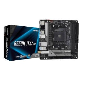 ASRock B550M-ITX/ac AMD B550チップセット搭載 Mini-ITXマザーボード｜pc-koubou