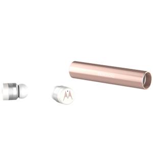 MOTOROLA VERVE BUDS 300 ローズゴールド リップ スタイルの超スリムな充電ケースのワイヤレスイヤフォン