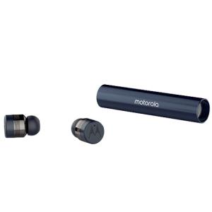 MOTOROLA VERVE BUDS 300 ROYAL BLUE ネイビーブルー リップ スタイルの超スリムな充電ケースのワイヤレスイヤフォン