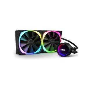 NZXT KRAKEN X63 RGB / RL-KRX63-R1 RGB LEDファン 水冷ヘッドにRGBロゴ&リングを搭載 KRAKEN Xシリーズ 280mm簡易水冷クーラー