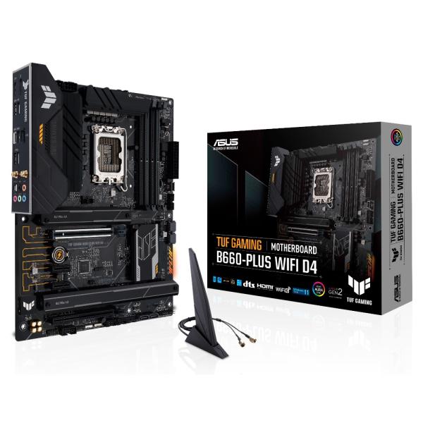 ASUS TUF GAMING B660-PLUS WIFI D4 Intel 第12世代Coreプ...