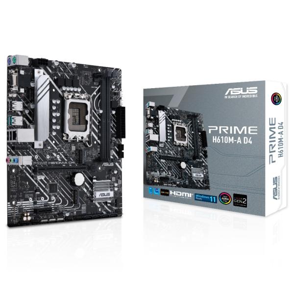 ASUS PRIME H610M-A D4 Intel 第12世代Coreプロセッサー対応 H610...