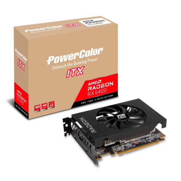 PowerColor AXRX 6400 4GBD6-DH AMD Radeon RX 6400 搭...