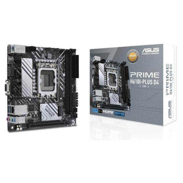 ASUS PRIME H610I-PLUS D4-CSM Intel 第12世代Coreプロセッサー...