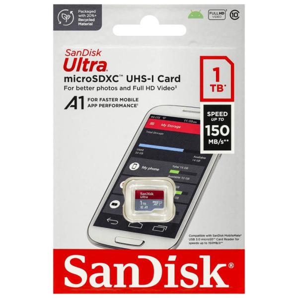 SanDisk SDSQUAC-1T00-GN6MN ULTRAシリーズ microSDXC 1TB...